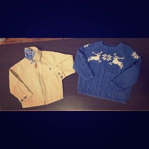 3T boys jacket and sweater combo